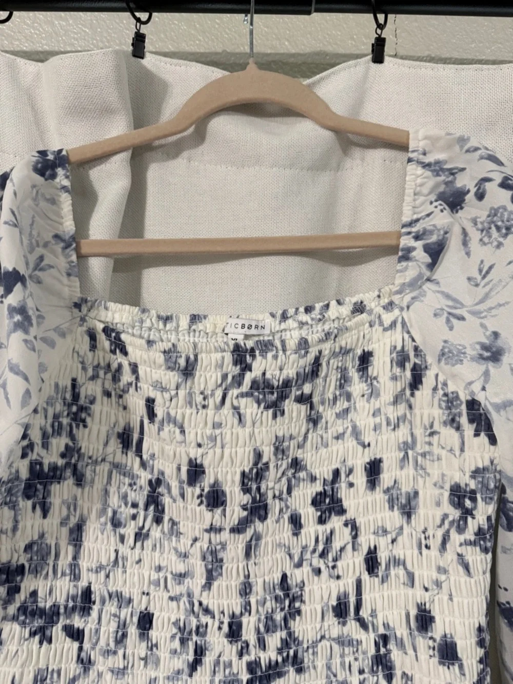 NWT Baltic Born Marta Smocked Midi Dress - XL - Picture 4 of 5